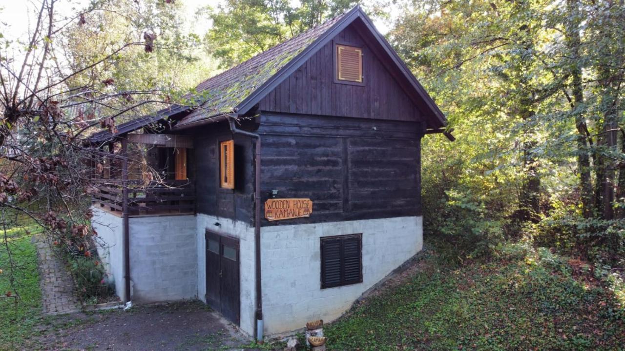 Wooden House Near The River Kupa Kamanje Экстерьер фото