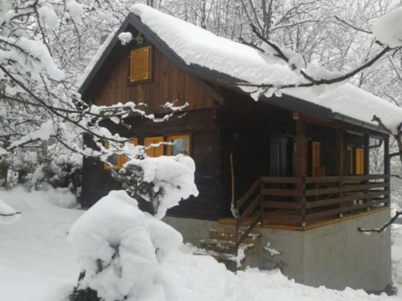 Wooden House Near The River Kupa Kamanje Экстерьер фото