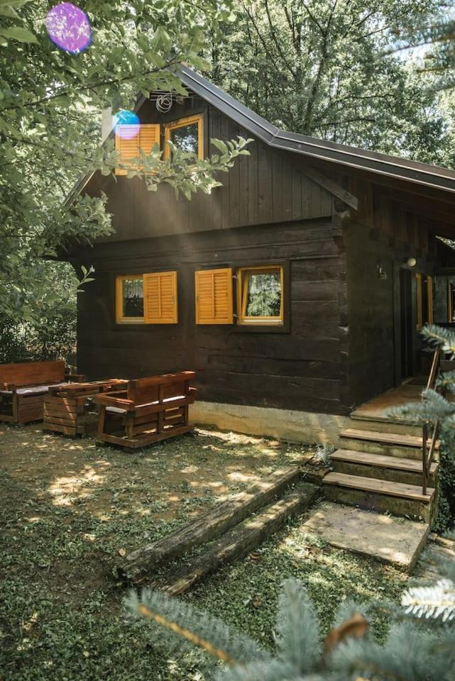 Wooden House Near The River Kupa Kamanje Экстерьер фото