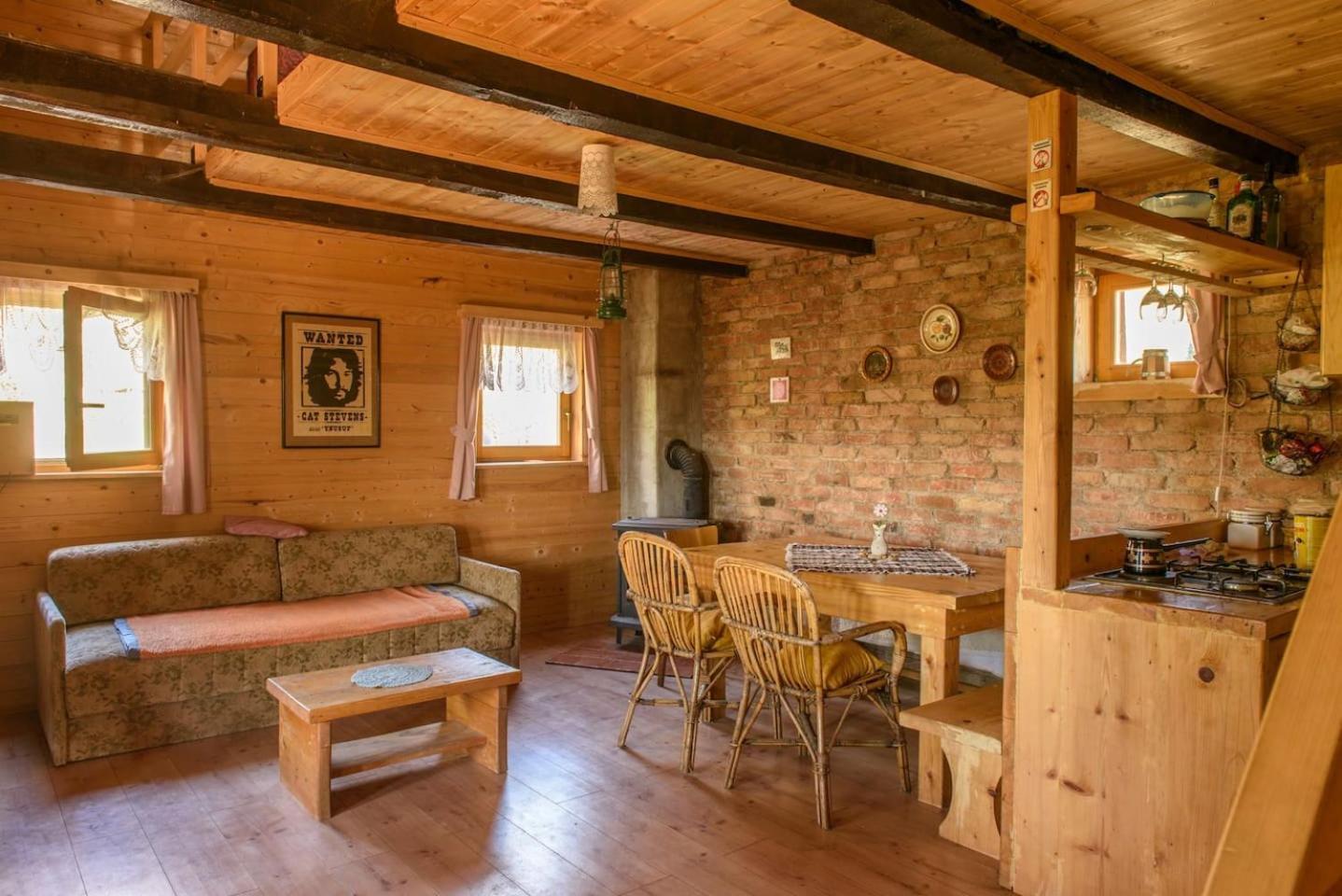 Wooden House Near The River Kupa Kamanje Экстерьер фото
