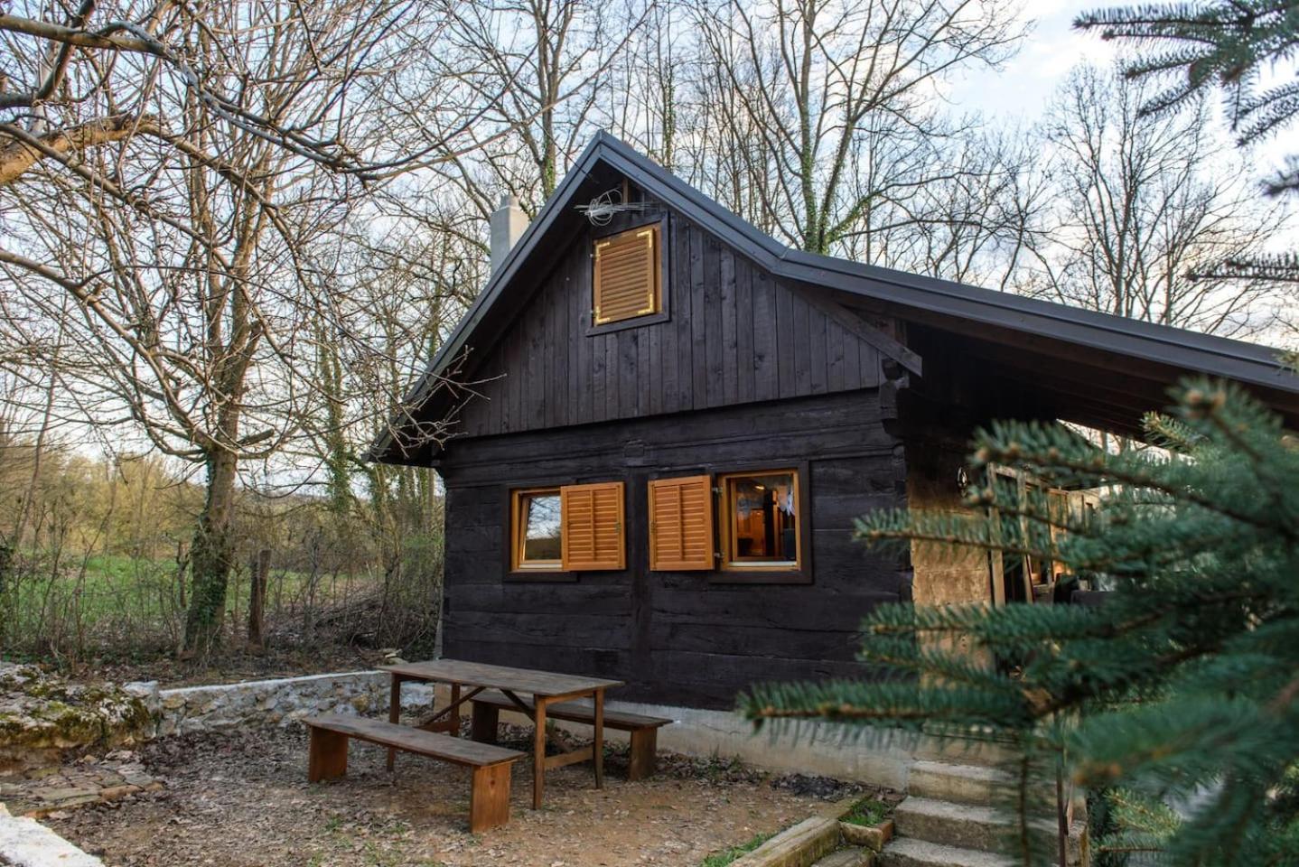 Wooden House Near The River Kupa Kamanje Экстерьер фото