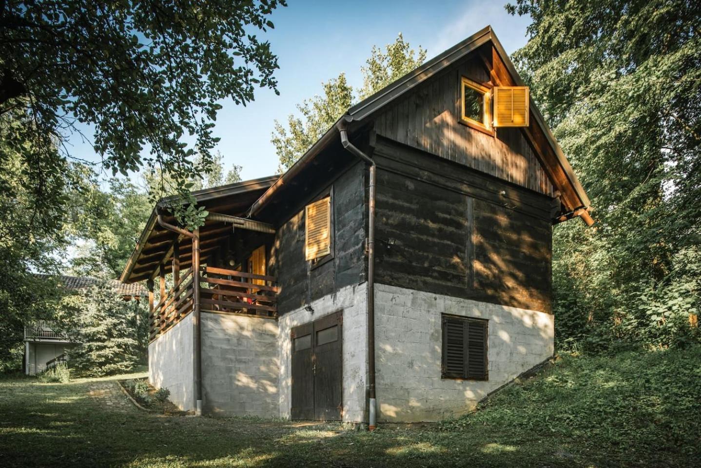 Wooden House Near The River Kupa Kamanje Экстерьер фото