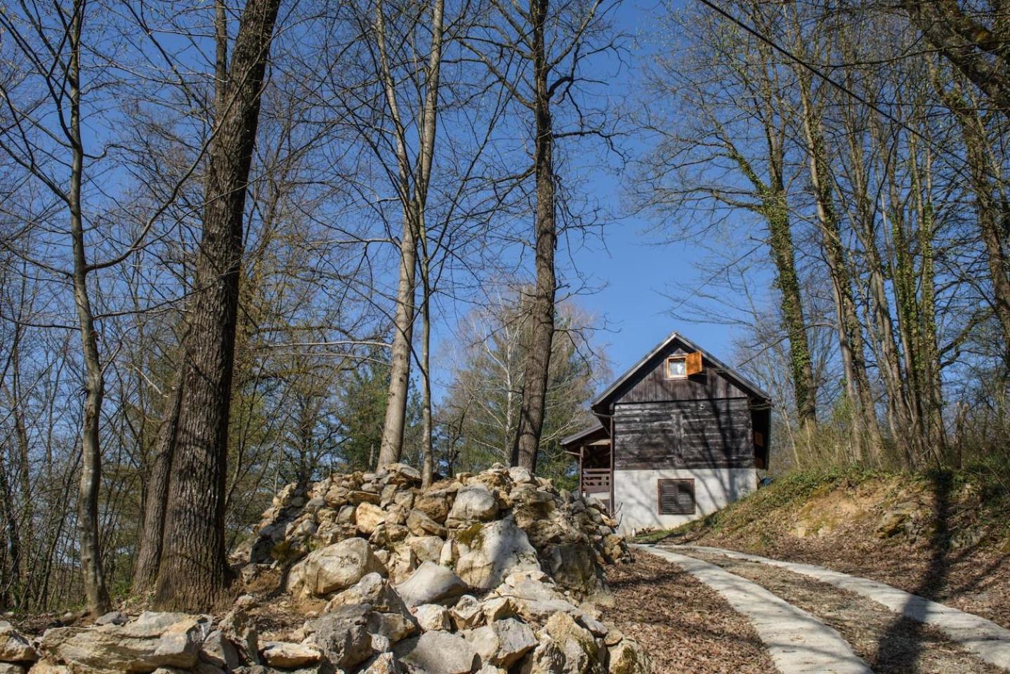 Wooden House Near The River Kupa Kamanje Экстерьер фото